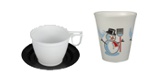 Kaffeebecher und Glühweinbecher
