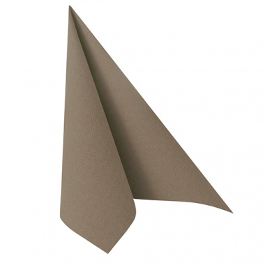50 Servietten -ROYAL Collection- 1/4-Falz 40 cm x 40 cm grau