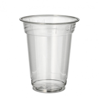 50 Trinkbecher -Hurricane-, PET 0,3 l Ø 9,5 cm 10,5 cm glasklar