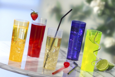 10 Gläser für Longdrinks, PS 0,3 l Ø 5,85 cm 15,2 cm glasklar
