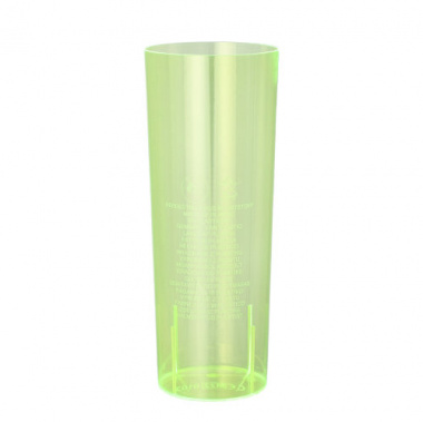 10 Gläser für Longdrinks, PS 0,3 l Ø 5,85 cm 15,2 cm gelb