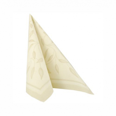 20 Servietten \ROYAL Collection\ 1/4-Falz 40 cm x 40 cm champagner \New Mediterran\- 16926