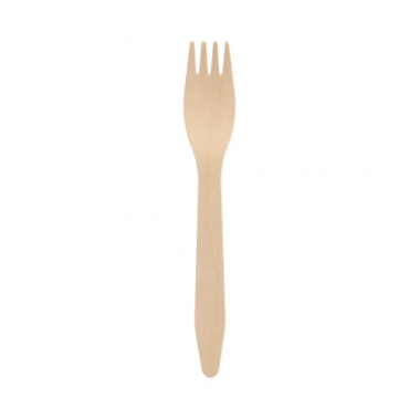 100 Gabeln, Holz -pure- 16,5 cm