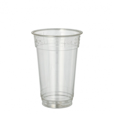50 Trinkbecher -Hurricane-, PET 0,25 l Ø 7,8 cm 10,8 cm glasklar