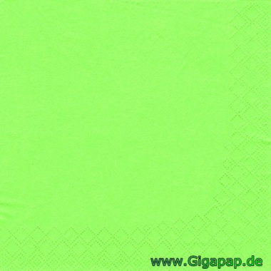 250 Servietten, 3-lagig 1/4-Falz 33 cm x 33 cm apfelgrün
