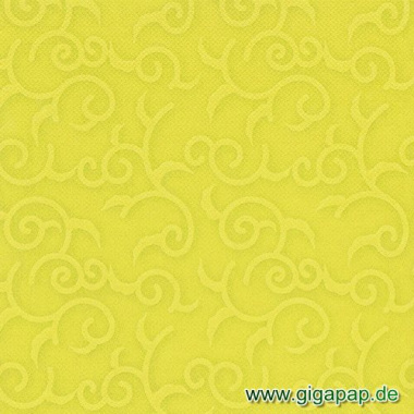 50 Servietten ROYAL Collection 1/4-Falz 40 cm x 40 cm limonengrün Casali