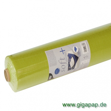 Tischdecke olivgrün 25 m x 1,18 m stoffähnlich, Vlies soft selection plus abwaschbar