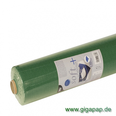 Tischdecke dunkelgrün 25 m x 1,18 m stoffähnlich, Vlies soft selection plus abwaschbar