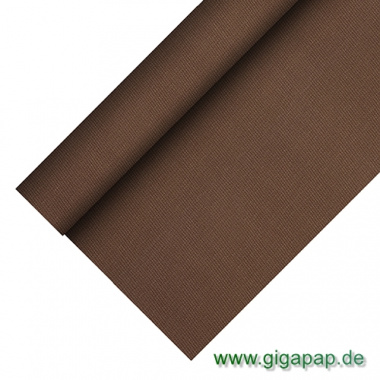 Tischdecke braun 25 m x 1,18 m stoffähnlich, Vlies soft selection plus abwaschbar