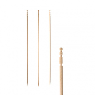 500 Fingerfood - Spieße -pure- 15 cm gedrechselt