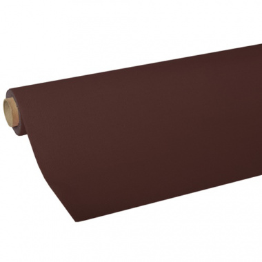 Tischdecke, Tissue -ROYAL Collection- 5 m x 1,18 m braun