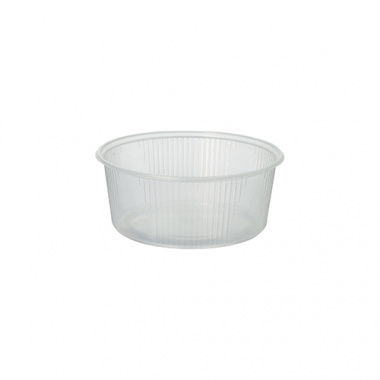 100 Verpackungsbecher, PP rund 200 ml Ø 10,1 cm 4,3 cm transparent