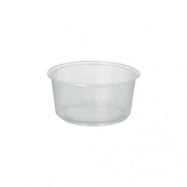 100 Verpackungsbecher, PP rund 250 ml Ø 10,1 cm 5 cm transparent