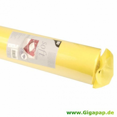 Tischdecke gelb 25m x 1,18m stoffähnlich, Vlies soft selection
