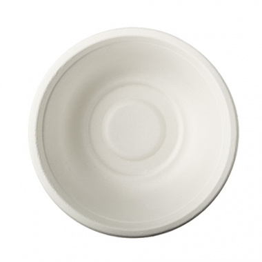 12 Schalen, Zuckerrohr pure 500 ml Ø 15,5 cm · 5,4 cm weiss