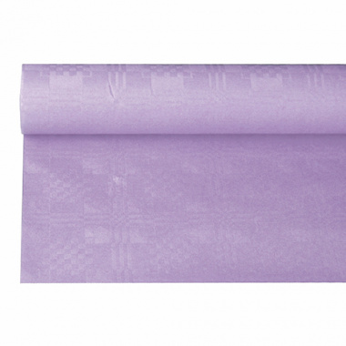 Papiertischtuch mit Damastprägung 6 m x 1,2 m lila