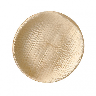 25 Teller, Palmblatt pure rund Ø 15 cm · 1,5 cm