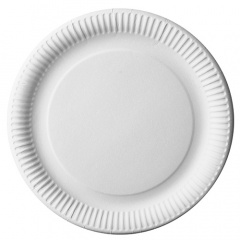 50 Teller, Pappe -pure- rund Ø 29 cm weiss