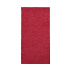 80 Servietten, 2-lagig 1/8-Falz 33 cm x 33 cm bordeaux
