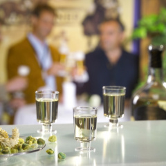 20 Stiel-Gläser für Schnaps, PS 4 cl Ø 3,8 cm 6,3 cm glasklar einteilig