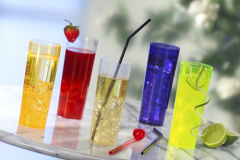 10 Gläser für Longdrinks, PS 0,3 l Ø 5,85 cm 15,2 cm glasklar