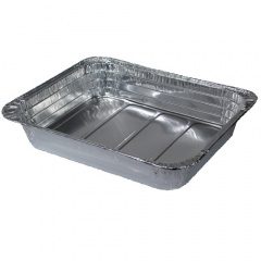 3 Gastronorm-Behälter, Alu eckig 3,4 l 32,5 cm x 26,5 cm x 5,5 cm 1/2