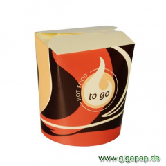 50 Snackboxen -To Go- eckig 500 ml 10 cm x 8,5 cm x 7,5 cm