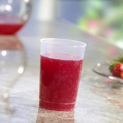40 Trinkbecher, PP 0,1 l Ø 5,2 cm 7,4 cm transluzent unzerbrechlich