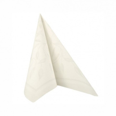 20 Servietten \ROYAL Collection\ 1/4-Falz 40 cm x 40 cm weiss \New Mediterran\- 16930
