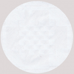Tischdecke Papiertischtuch mit Damastprägung 100 m x 1,2 m weiss