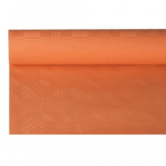 Papiertischtuch mit Damastprägung 8 m x 1,2 m terracotta