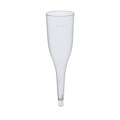 50 Stiel-Gläser (Oberteile) für Sekt, PS 0,1 l Ø 5 cm 17,5 cm glasklar
