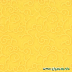 50 Servietten ROYAL Collection 1/4-Falz 40 cm x 40 cm gelb Casali