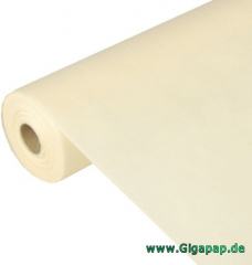 Tischdecke creme 40m x 0,9m stoffähnlich, Vlies soft selection auf Rolle