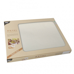 100 Tischsets, Tissue -ROYAL Collection- 30 cm x 40 cm weiss