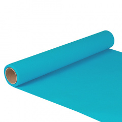 Tischläufer, Tissue -ROYAL Collection- 5 m x 40 cm türkis auf Rolle