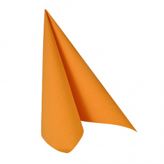 50 Servietten ROYAL Collection 1/4-Falz 33 cm x 33 cm orange