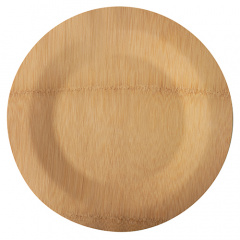 10 Teller, Bambus pure rund Ø 28 cm · 1,5 cm