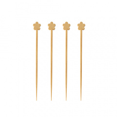 100 Fingerfood - Picker pure 12 cm Flower