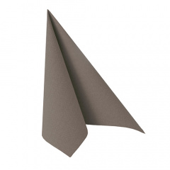 20 Servietten -ROYAL Collection- 1/4-Falz 33 cm x 33 cm grau