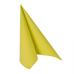 20 Servietten -ROYAL Collection- 1/4-Falz 33 cm x 33 cm limonengrün