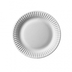 100 Teller, Pappe -pure- rund Ø 15 cm weiss
