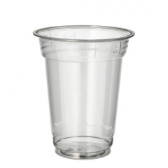 50 Trinkbecher -Hurricane-, PET 0,3 l Ø 9,5 cm 10,5 cm glasklar