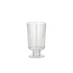 10 Stiel-Gläser für Weisswein, PS 0,1 l Ø 5,1 cm 8,5 cm glasklar einteilig