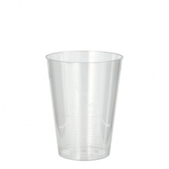 10 Trinkbecher, PS 0,2 l Ø 7,5 cm 9,7 cm glasklar