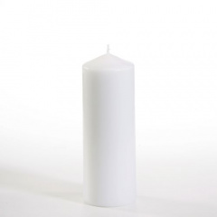 Stumpenkerze Ø 60 mm 165 mm weiss