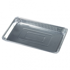 3 Gastronorm-Behälter, Alu eckig 5,2 l 52,7 cm x 32,6 cm x 3,7 cm 1/1