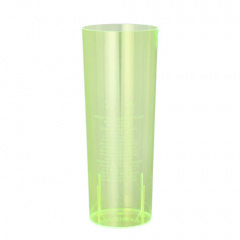 10 Gläser für Longdrinks, PS 0,3 l Ø 5,85 cm 15,2 cm gelb