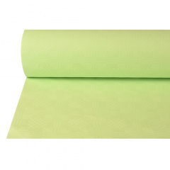 Papiertischtuch mit Damastprägung 50 m x 1 m pastellgrün