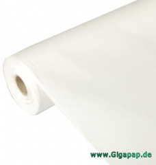 Tischdecke weiß 40m x 0,9m stoffähnlich, Vlies soft selection auf Rolle